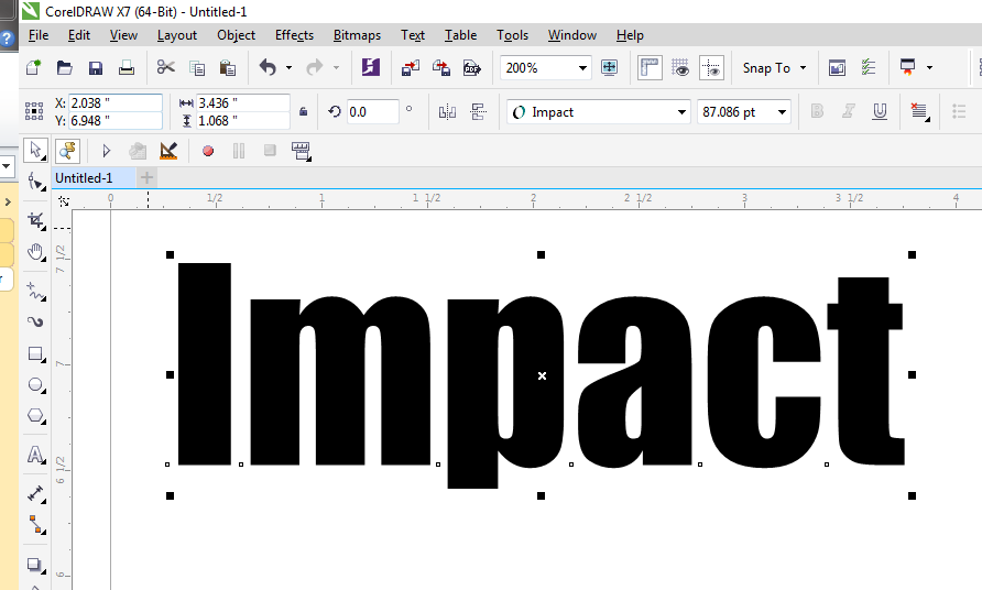 impact italic font free  mac