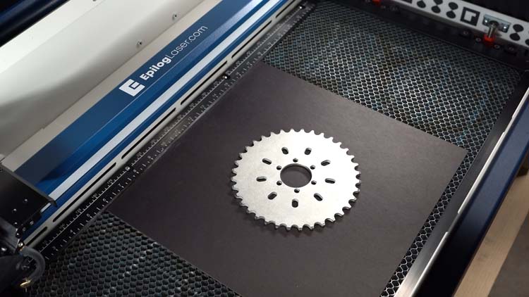 black matboard for chainring gear