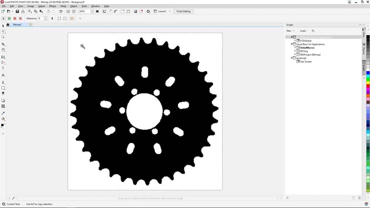 pulsar eliminar para eliminar el fondo