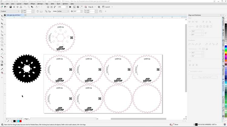 coreldraw-malli lopullinen tiedosto