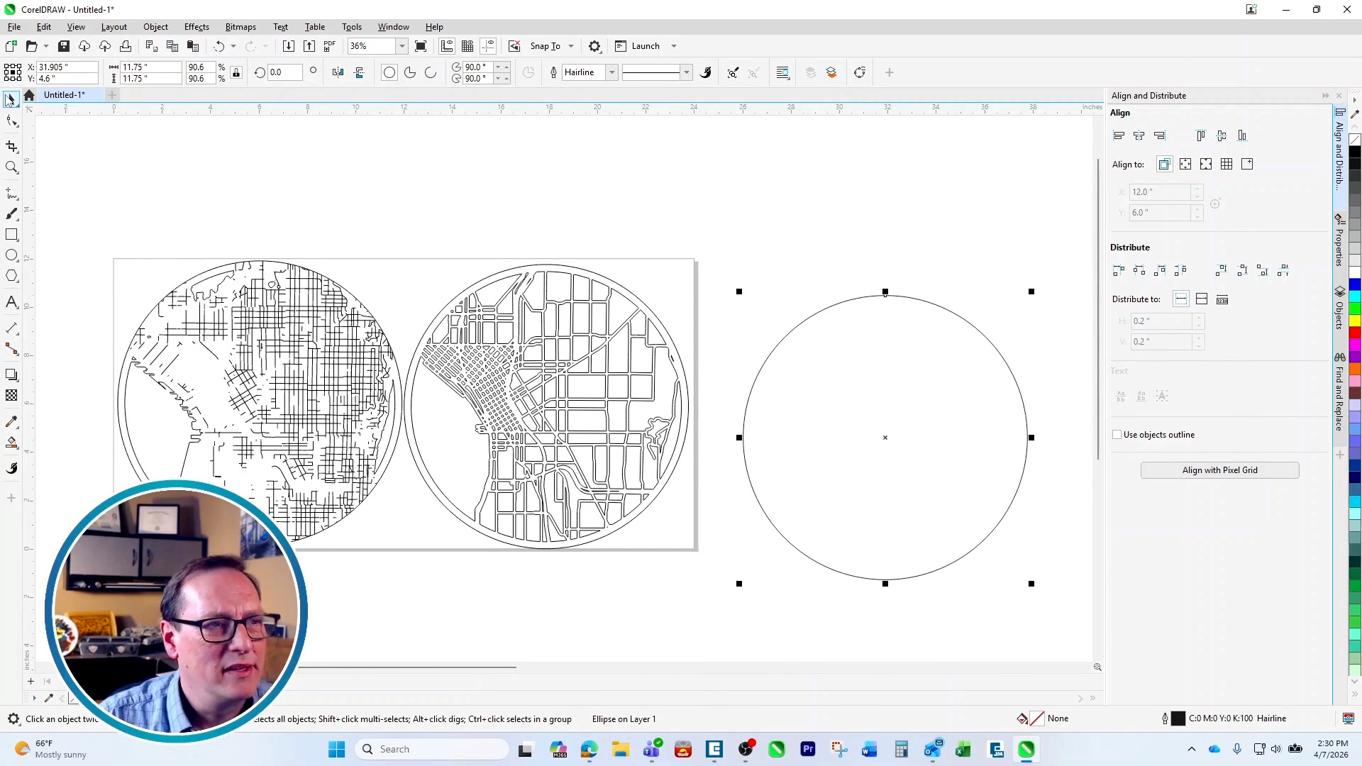 Prepare map artwork for laser engraving