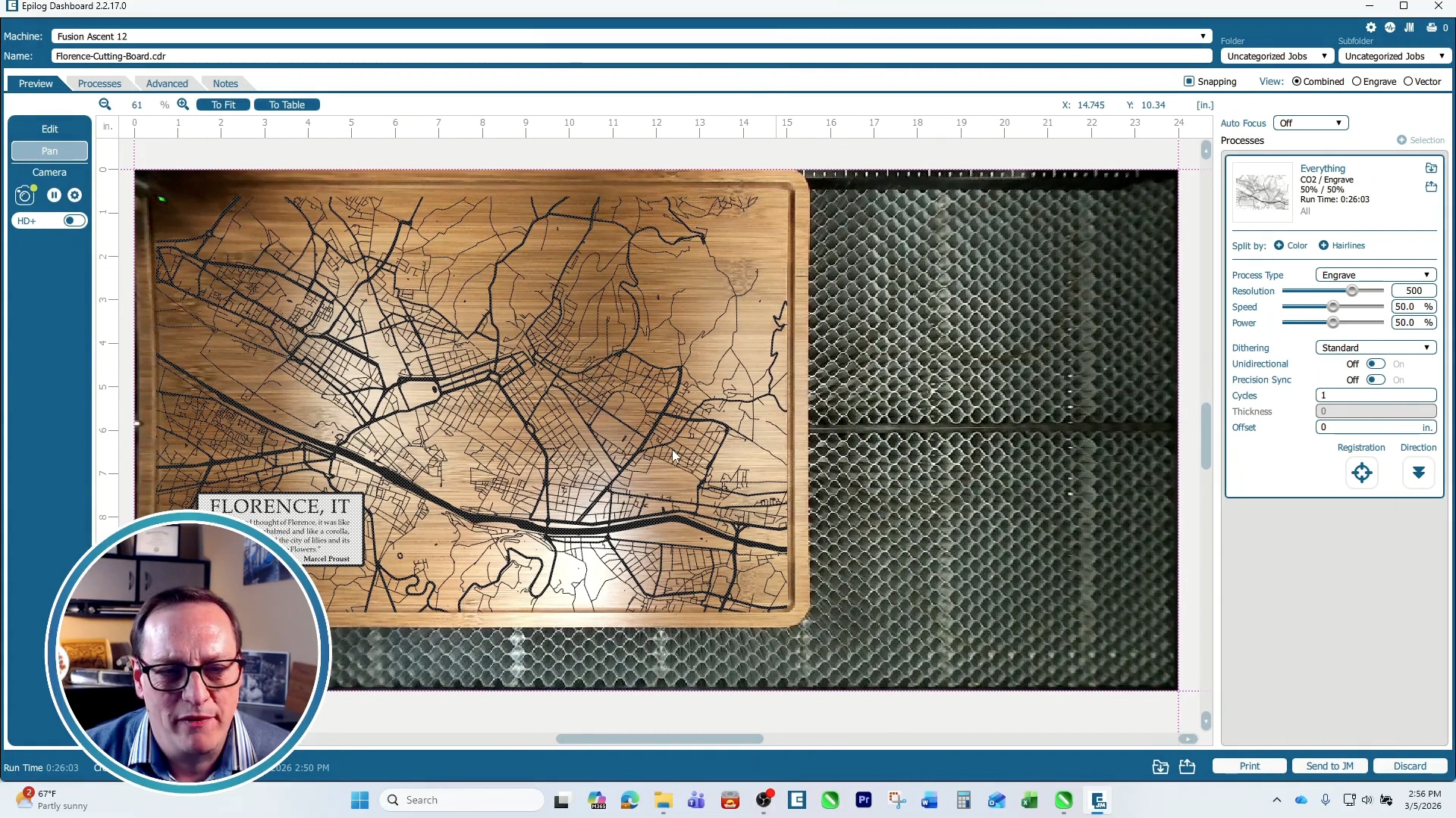 Set up artwork in Laser Dashboard