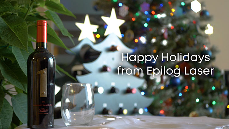 Epilog Laser vous souhaite de bonnes fêtes !
