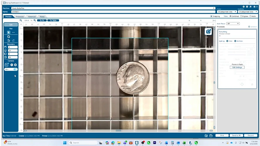The standard view before Iris HD+