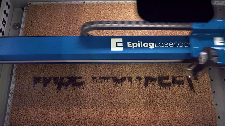 halloween doormat engraving at the fusion pro progression1