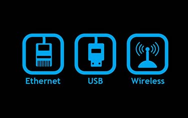 以太网、USB 和无线连接