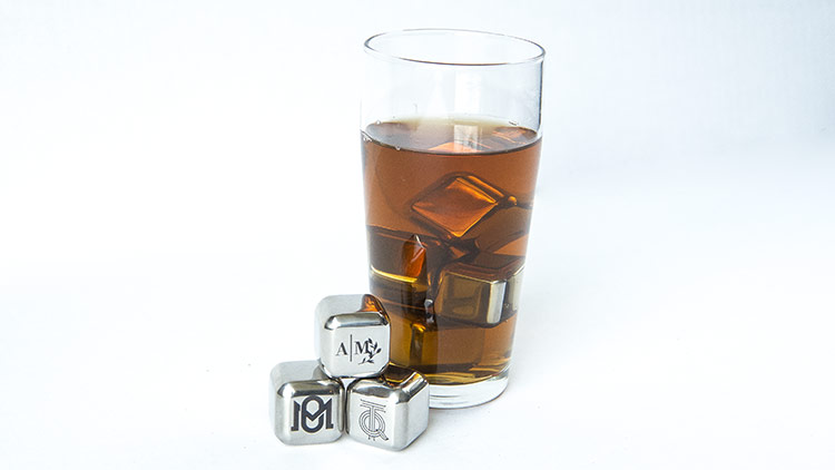 stainless steel ice cubes after customization