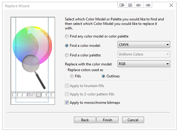 coreldraw color palette export