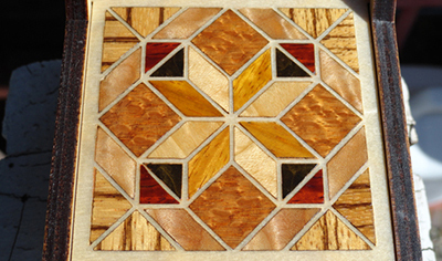 finished wood veneer inlay