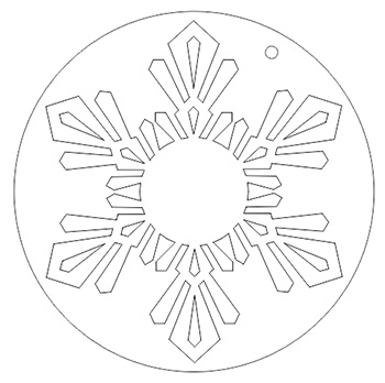 final snowflake design