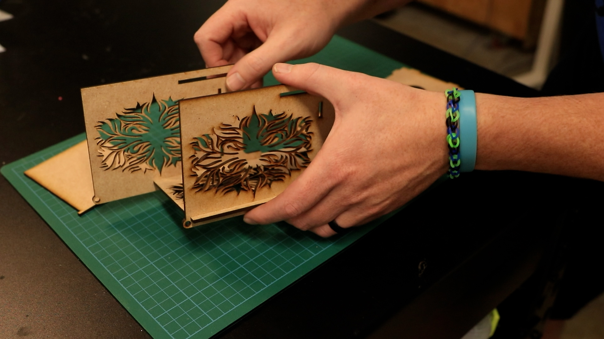 Laser Cut 3D Lamp