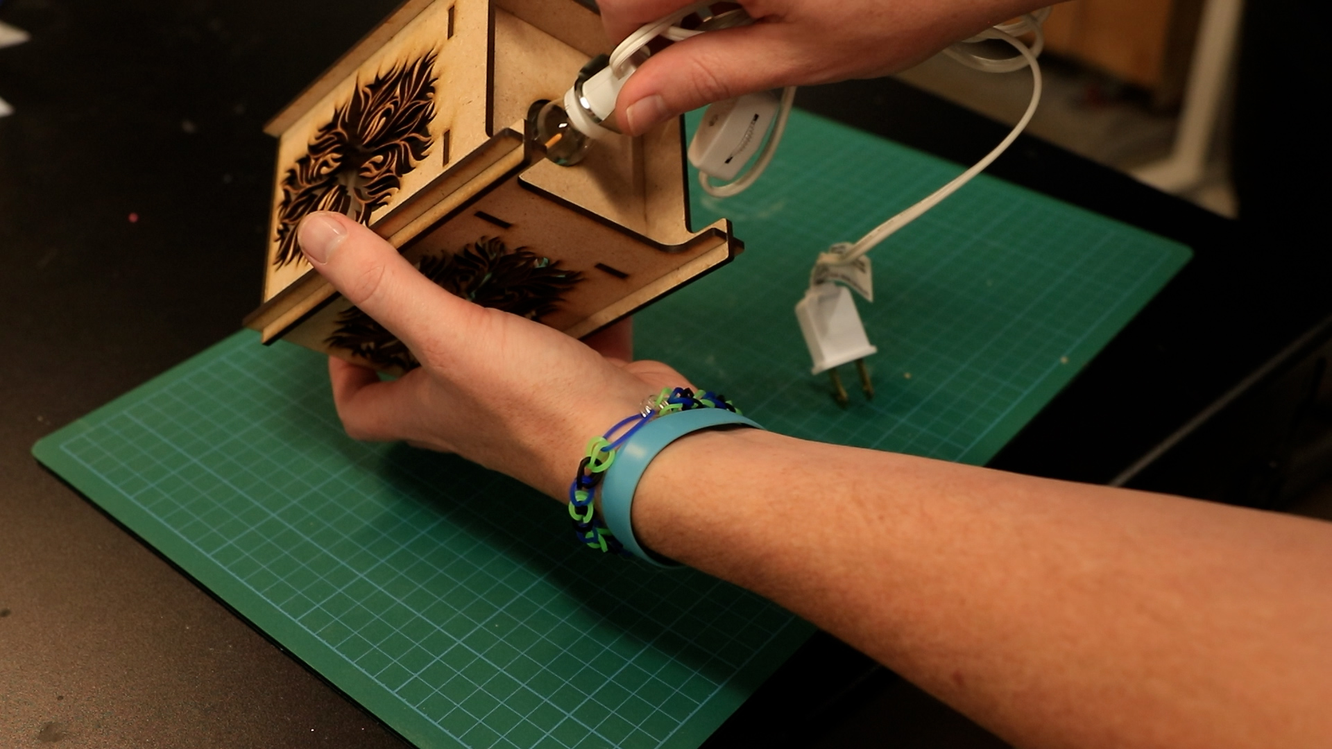 Laser Cut 3D Lamp