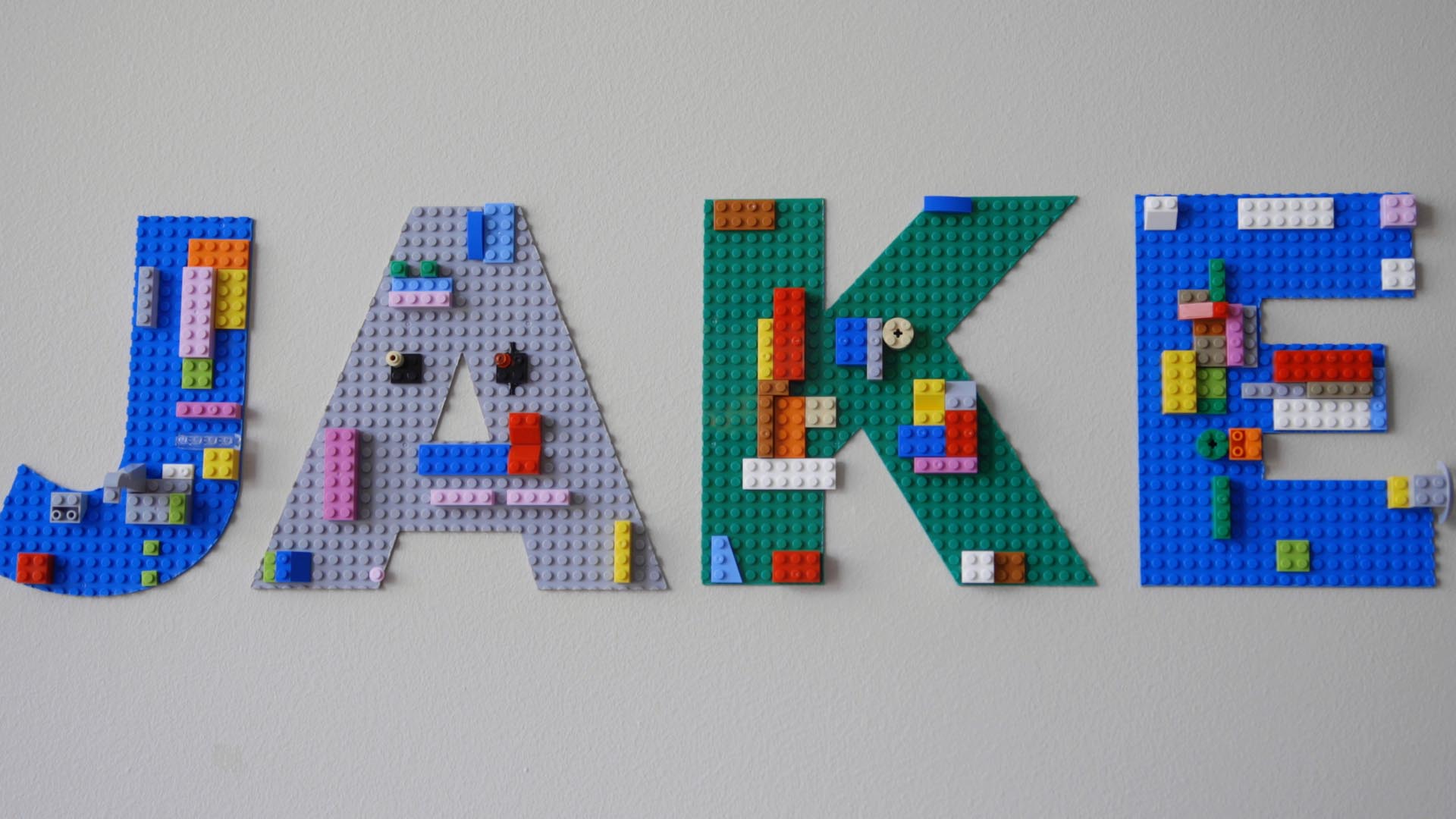 Assemble the LEGO® building blocks.