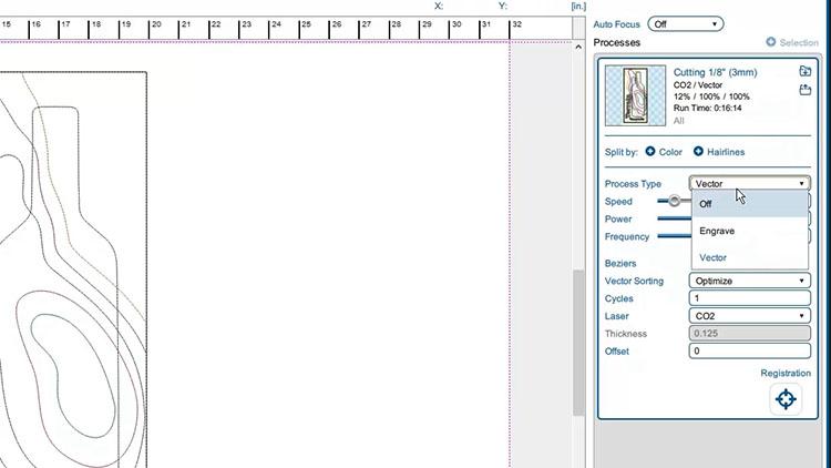 Den Prozesstyp auf dem Epilog-Dashboard auf „Aus“ („Off“) setzen.