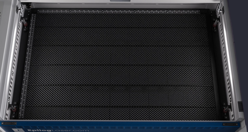 Laser machine table background