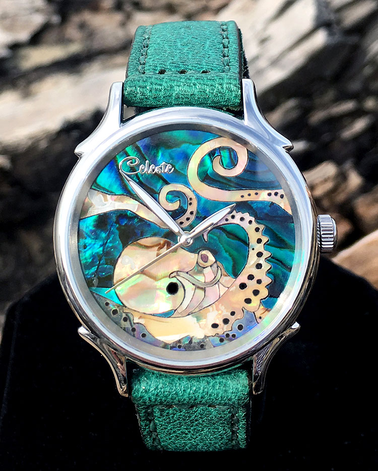 Octopus horloge van Celeste Watch Company