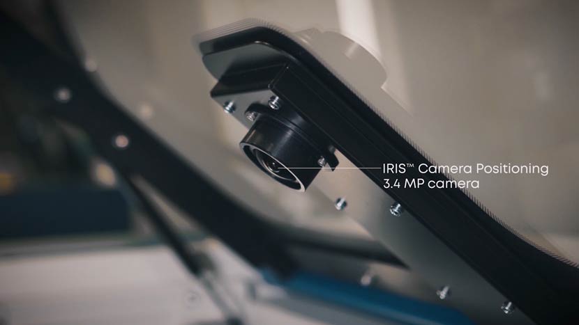 IRIS-kamerapositioneringssystem på Fusion Pro