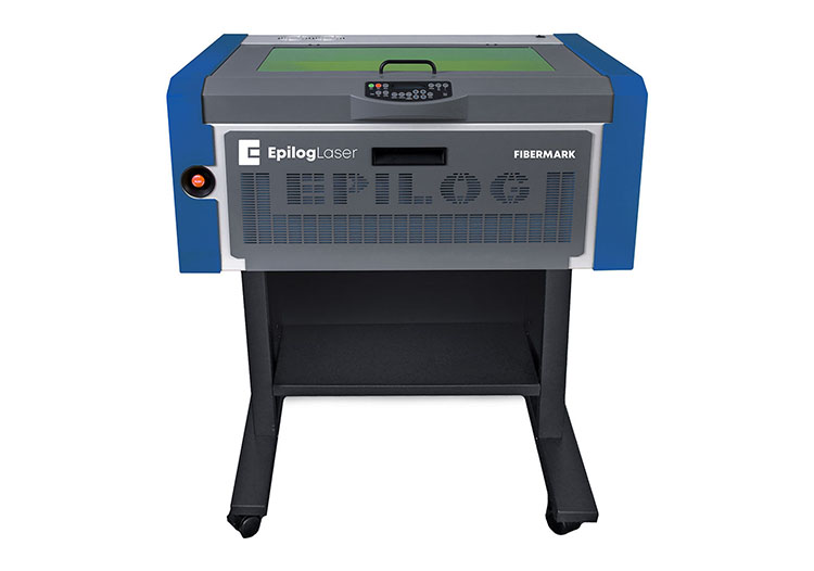 De FiberMark S2 is een werkpaard voor metaalmarkering. Epilog Laser FiberMark S2-lasermachine