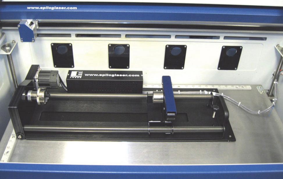 Epilog Fusion M2 40 With Rotary Attachment Epilog Fusion 3-Jaw Chuck Rotary Attachment
