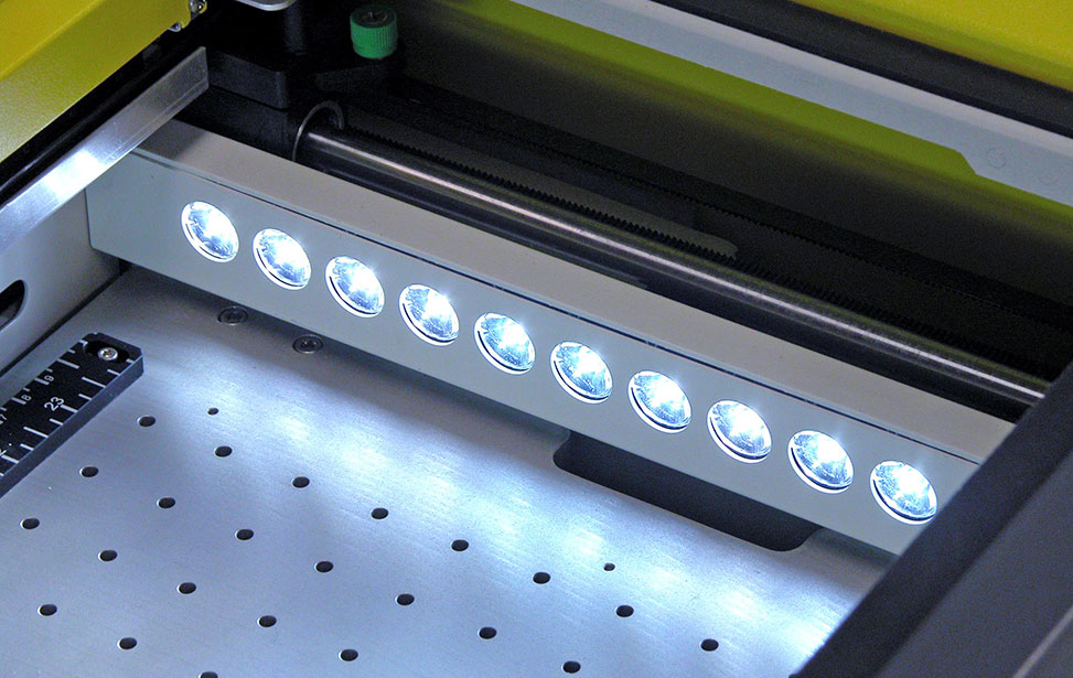 fiber laser in-cabinet led lighting