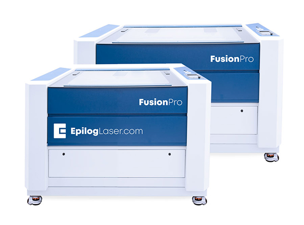 Epilog Fusion Pro 32, and 48 laser engraving machines