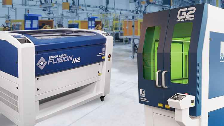 The fiber laser models sitting next to each other