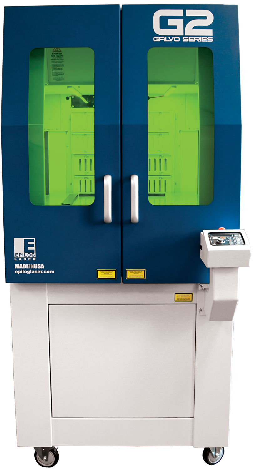 Visning av G2 Galvo-laserens front