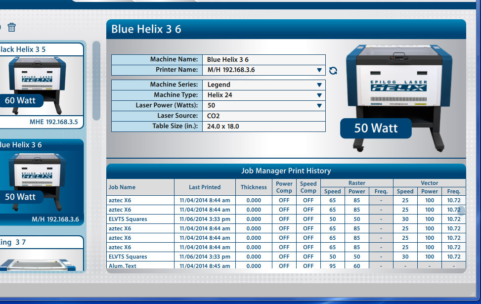 job control laser software download