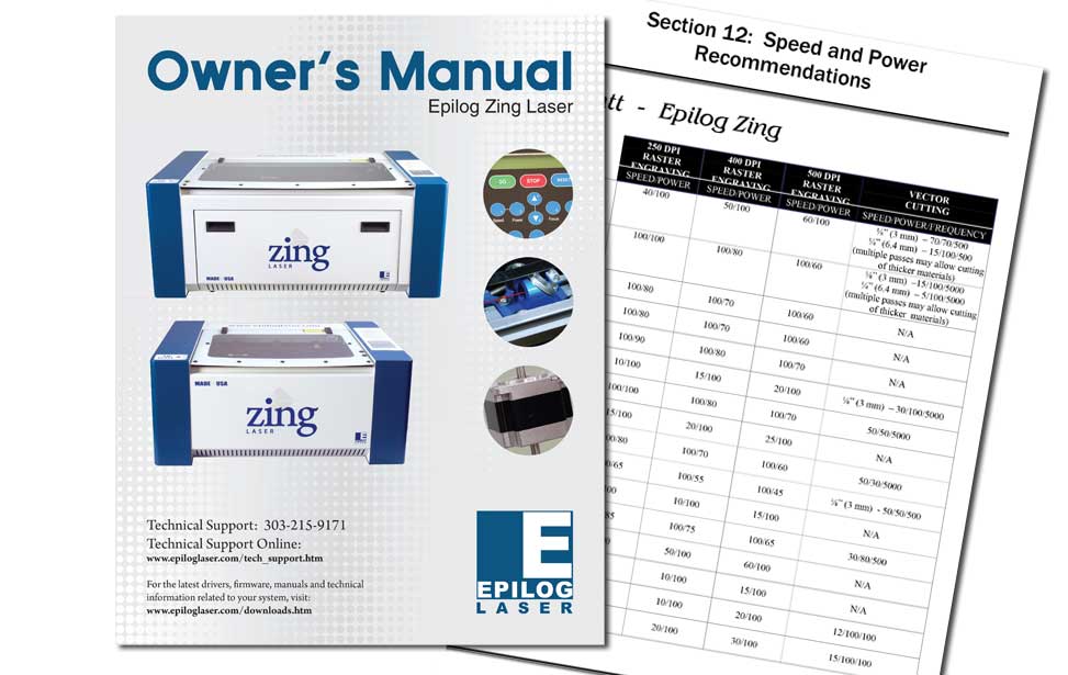 Epilog Zing Laser Manual