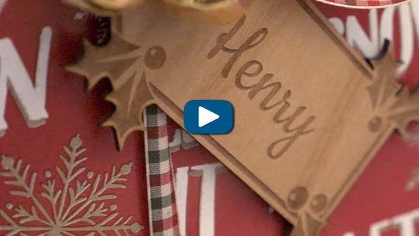 laser cut gift tags diy project