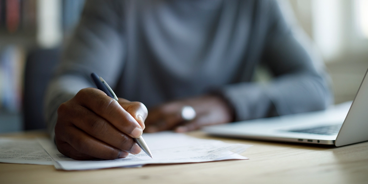 filling out paperwork for your section 179 tax savings