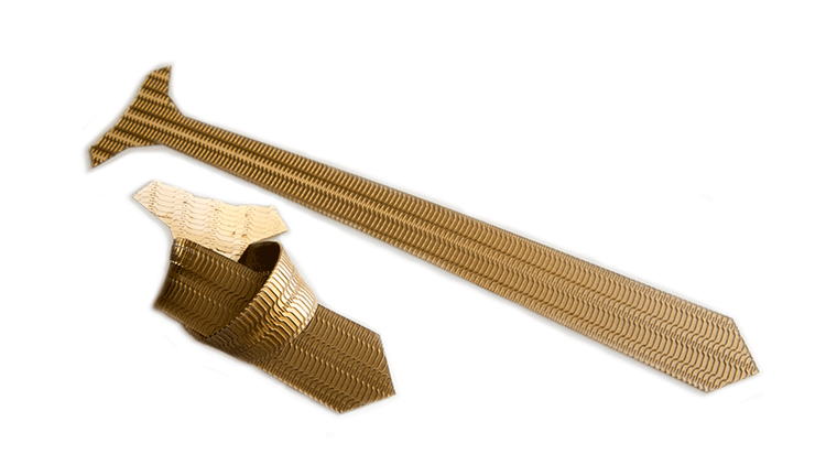 Flexible laser cut ties