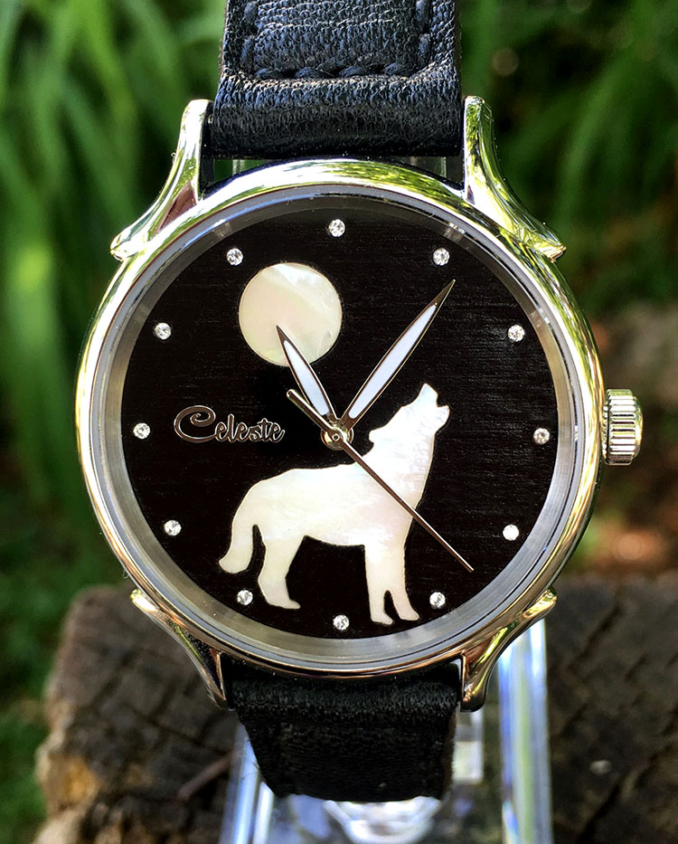 Wolf horloge van Celeste Watch Company