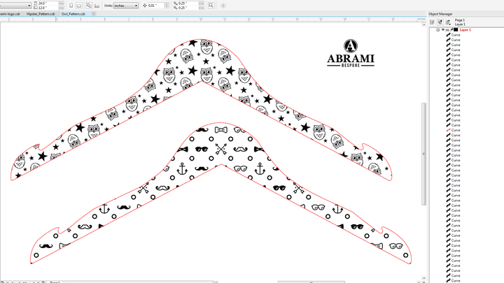 Hölzerne Aufhängergrafik