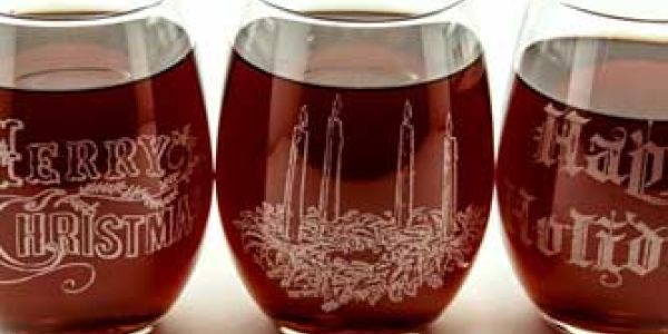 gravure au laser sur les verres à vin