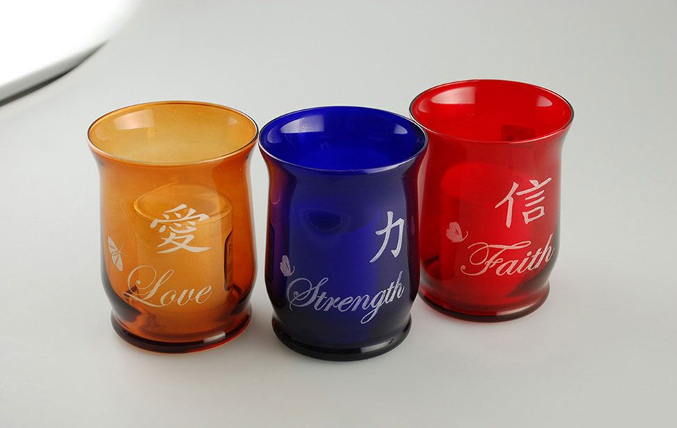 Laser Engraved Candle Holders