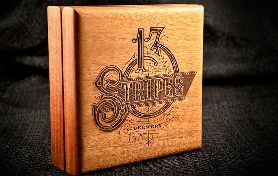 Laser Engraved Cigar Box