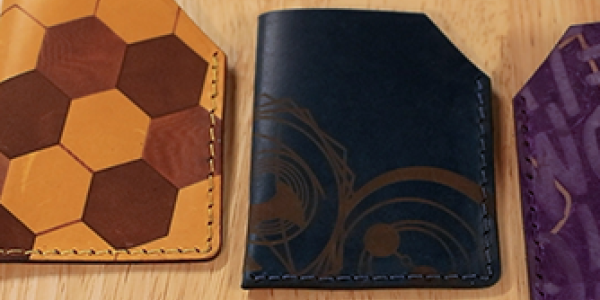 Laser Engraving & Cutting Leather Wallets