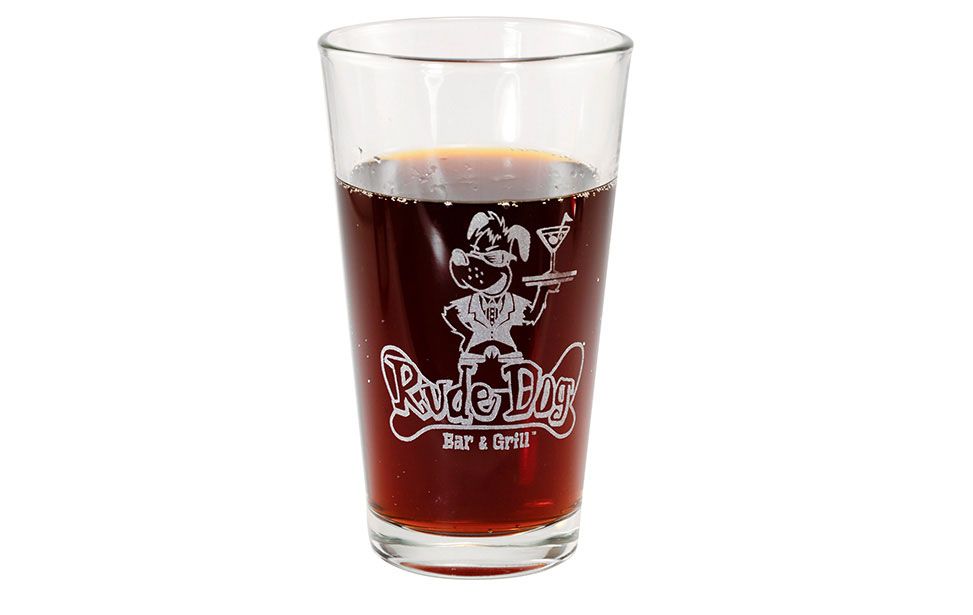 Laser Etched Pint Glass