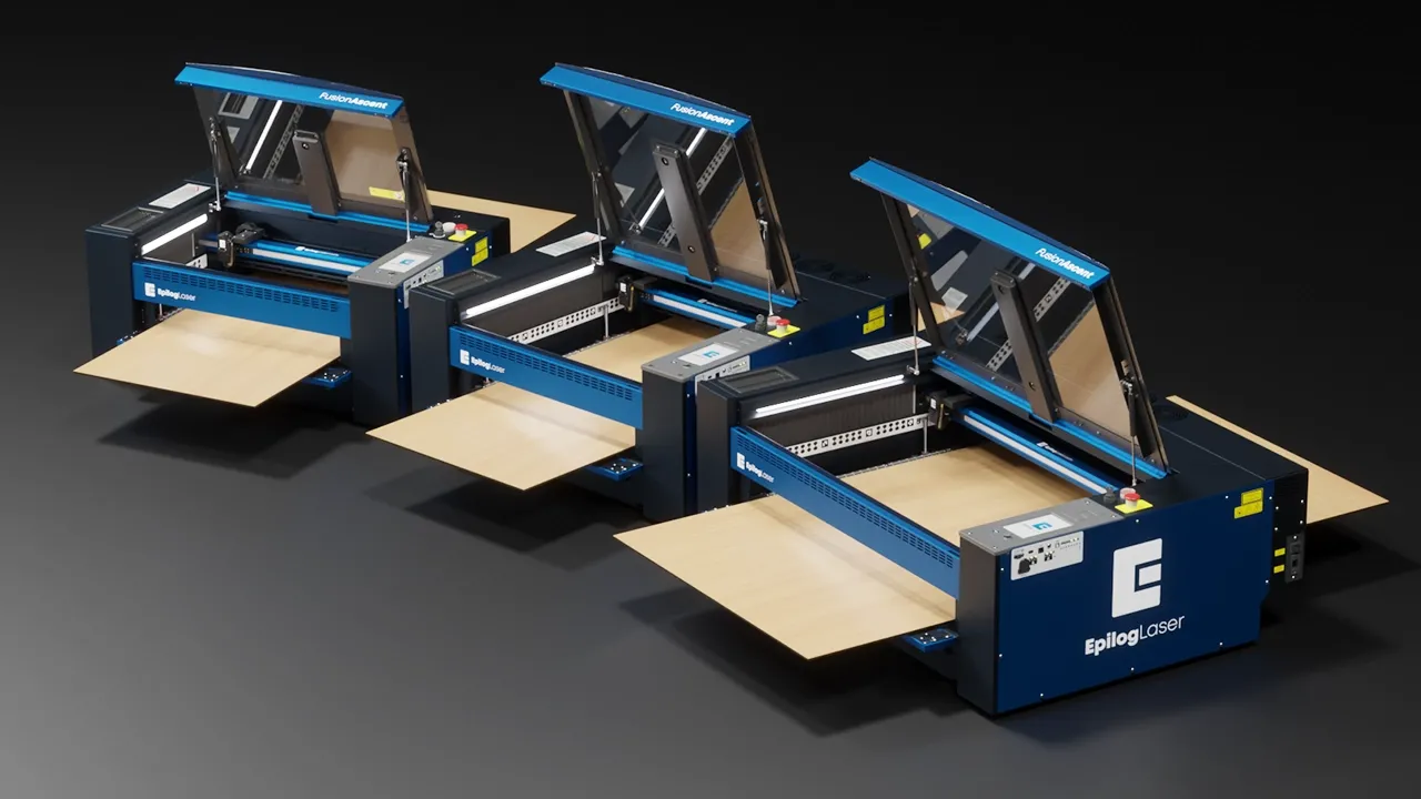 Fusion Ascent laser machines, pass through