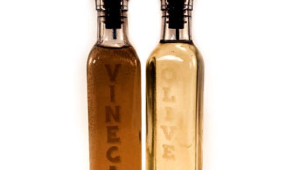 laser engraving oil and vinegar bottles