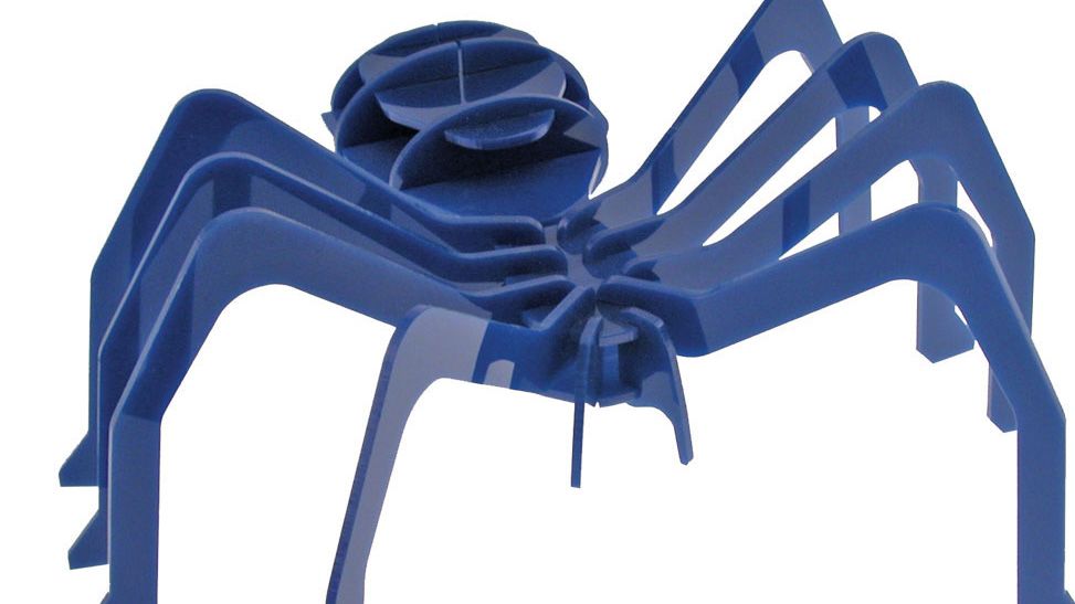 Laserskuren Akryl Spider Modell