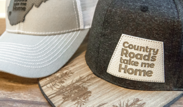 laser engraving leather hat patches