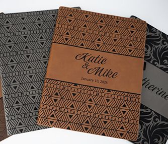 Kunstleder-Notizbuch