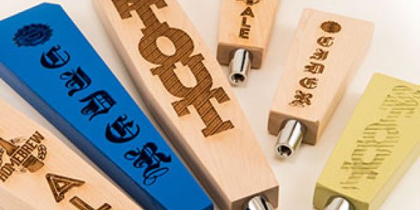 laser engraving beer tap handles