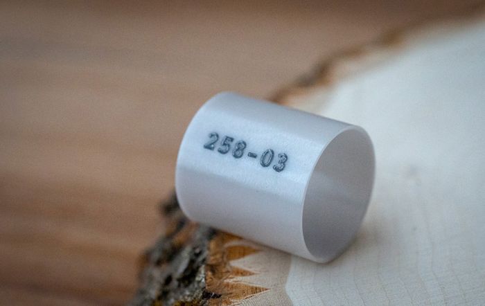 Laser Marked Thin Acrylic Cylinder