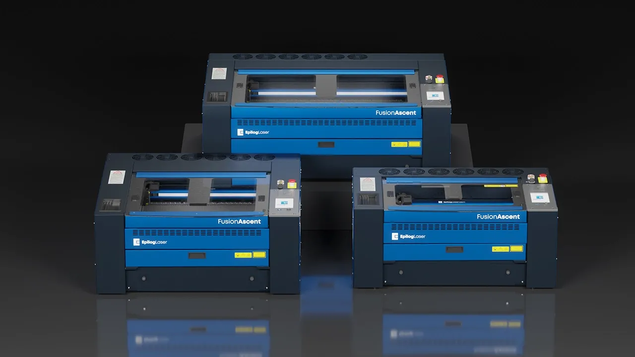 Fusion Ascent laser machines, front shot