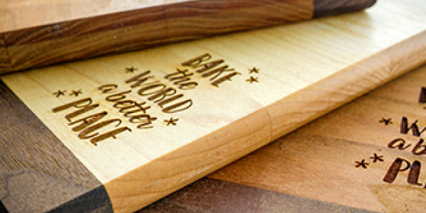 laser engraved cutting boards