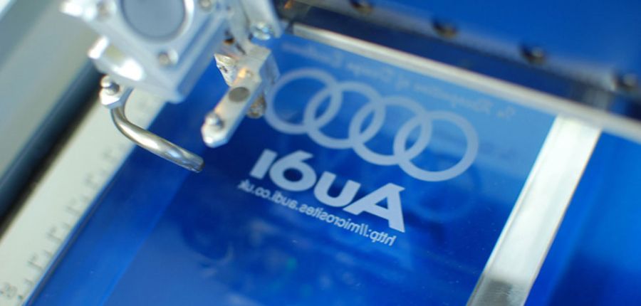 acrylic engaving for audi award