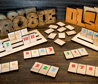 Lasergeschnittene Spiele